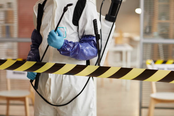 Professional Blood Cleanup technician working in Subiaco, AR